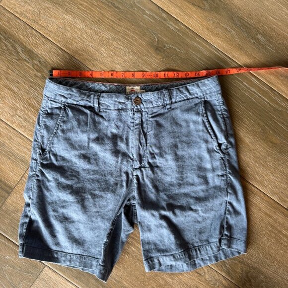 Faherty Tradewinds men's linen blend light blue shorts size 31 - Picture 7 of 12